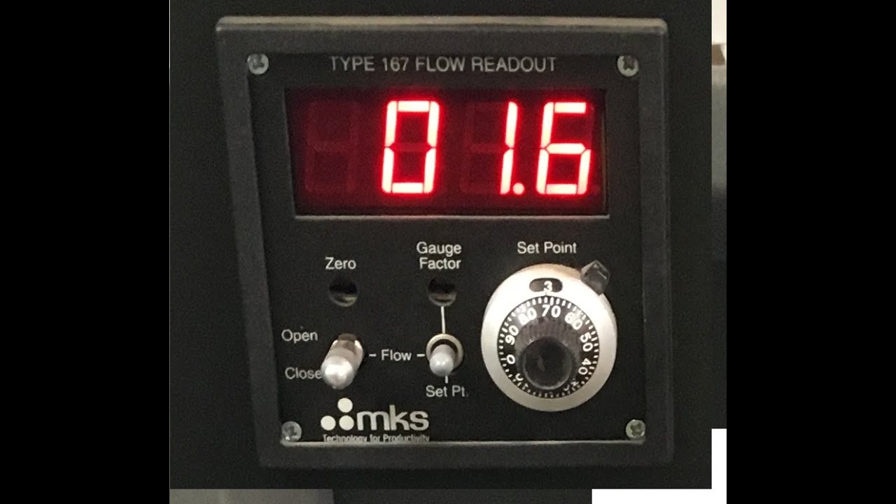 MKS Flow Calibration