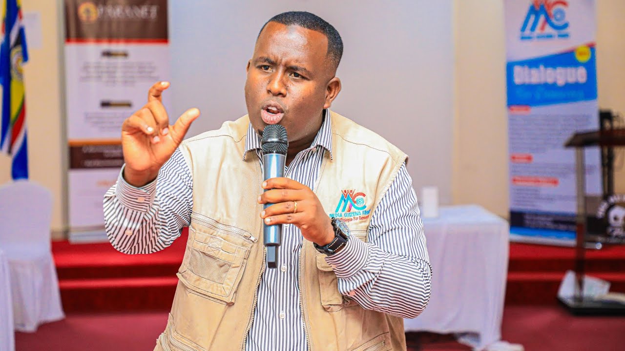 Media Citizens Front CEO Abdirahman Rashid Addresses PARANET Negotiated Democracy Forum