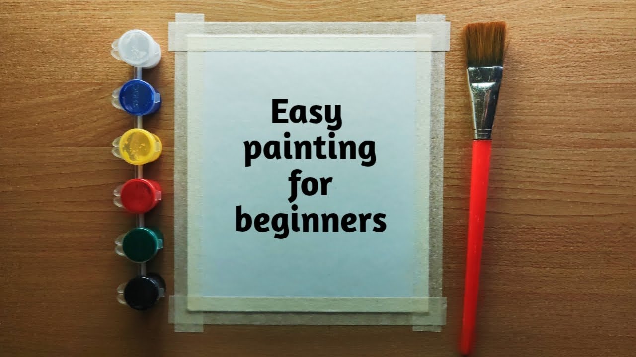 Easy Painting Ideas - for beginners, easy watercolor painting, step by step  #artworkbyvishal