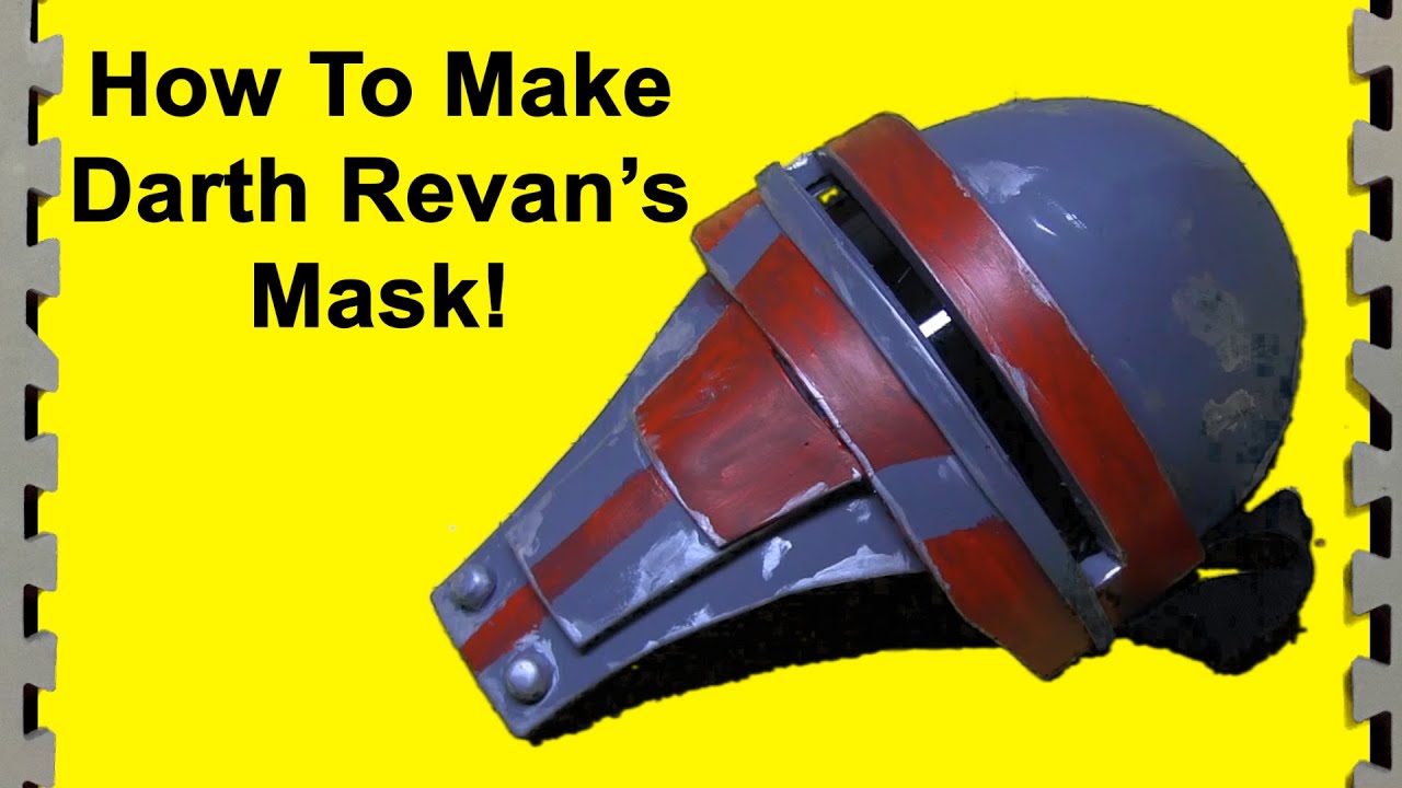 How to Make Darth Revan's Mask (Star Wars DIY)