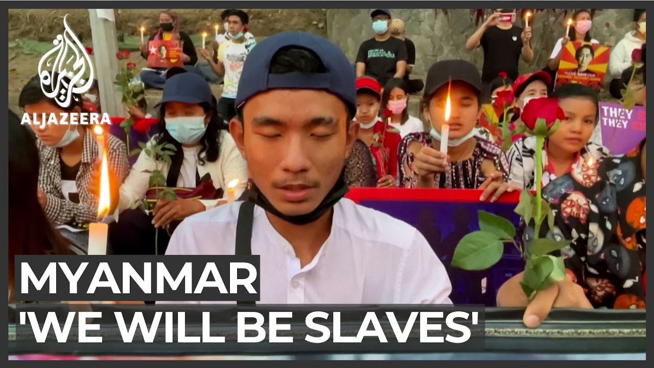 Protesters rally, businesses close in strike against Myanmar coup