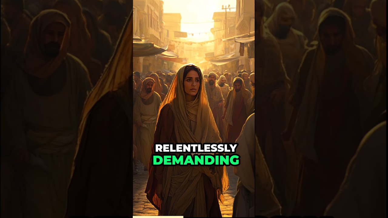 Jesus Parable of the Persistent Widow #faith  #bible