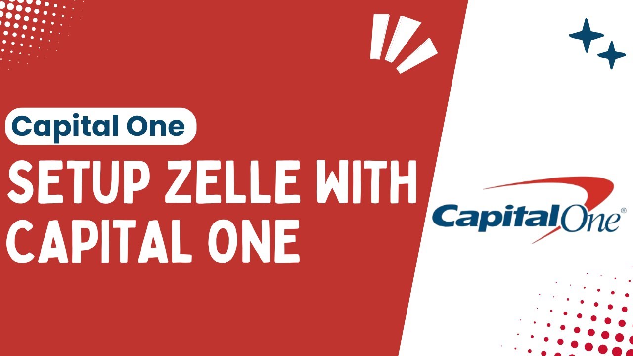 How to Setup Zelle With Capital One !! Use Zelle with Capital One App - 2024 !! Capital One