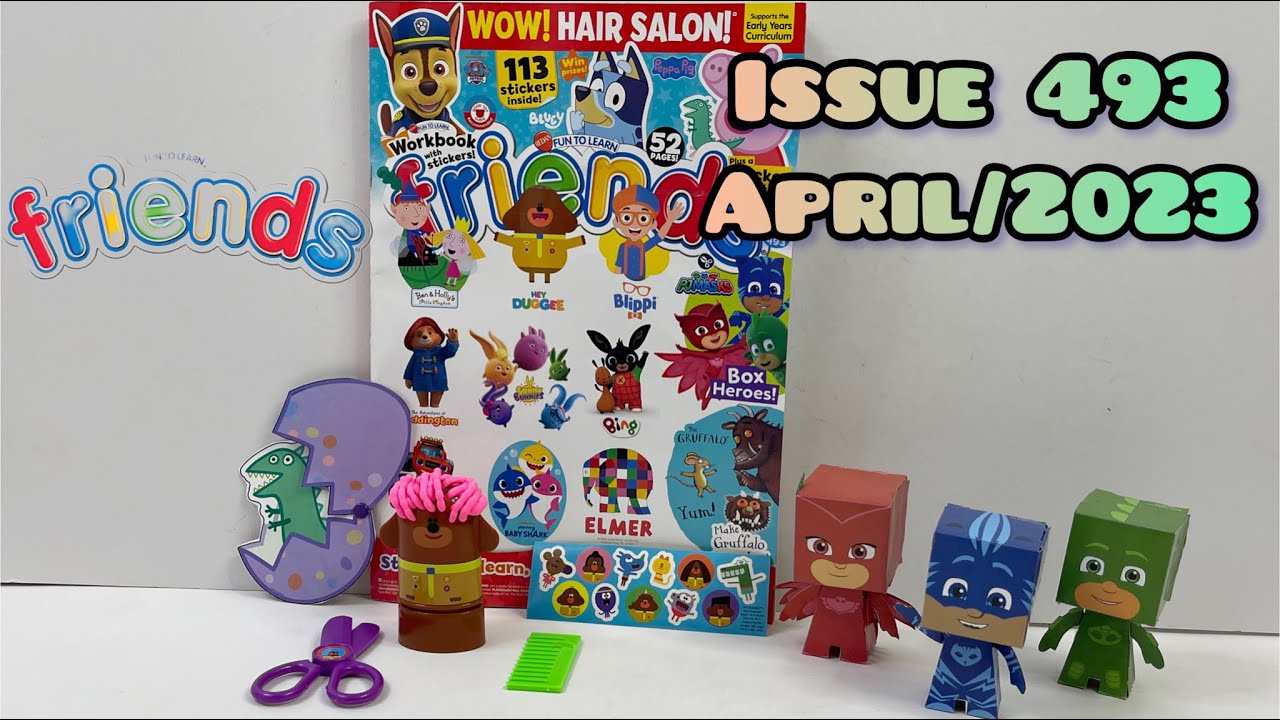 Friends magazine issue 493, April/2023, with Hey Duggee’s hair dough!! 💇‍♂️✂️