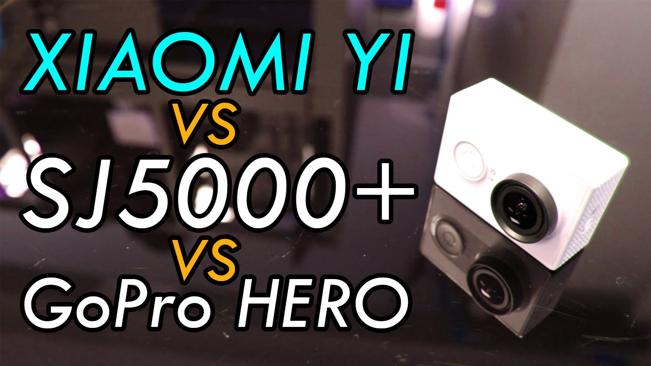 Xiaomi Yi VS SJCAM SJ5000+ VS GoPro HERO Action Camera Comparison Video