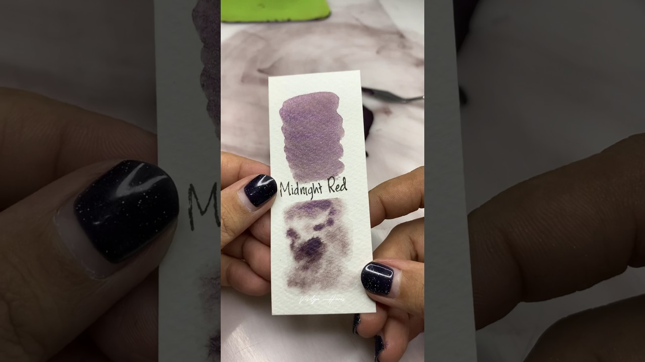 🖤❤️ Handmade watercolour paint! #watercolor #handmade #paint #satisfying #artsupplies #art #shorts