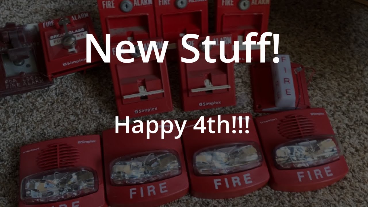 Simplex fire alarm unboxing 2! | Happy 4th!!!!