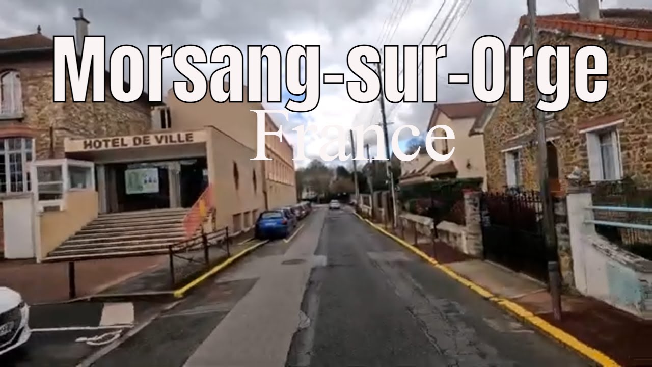 Morsang-sur-Orge 4k - Driving- French region