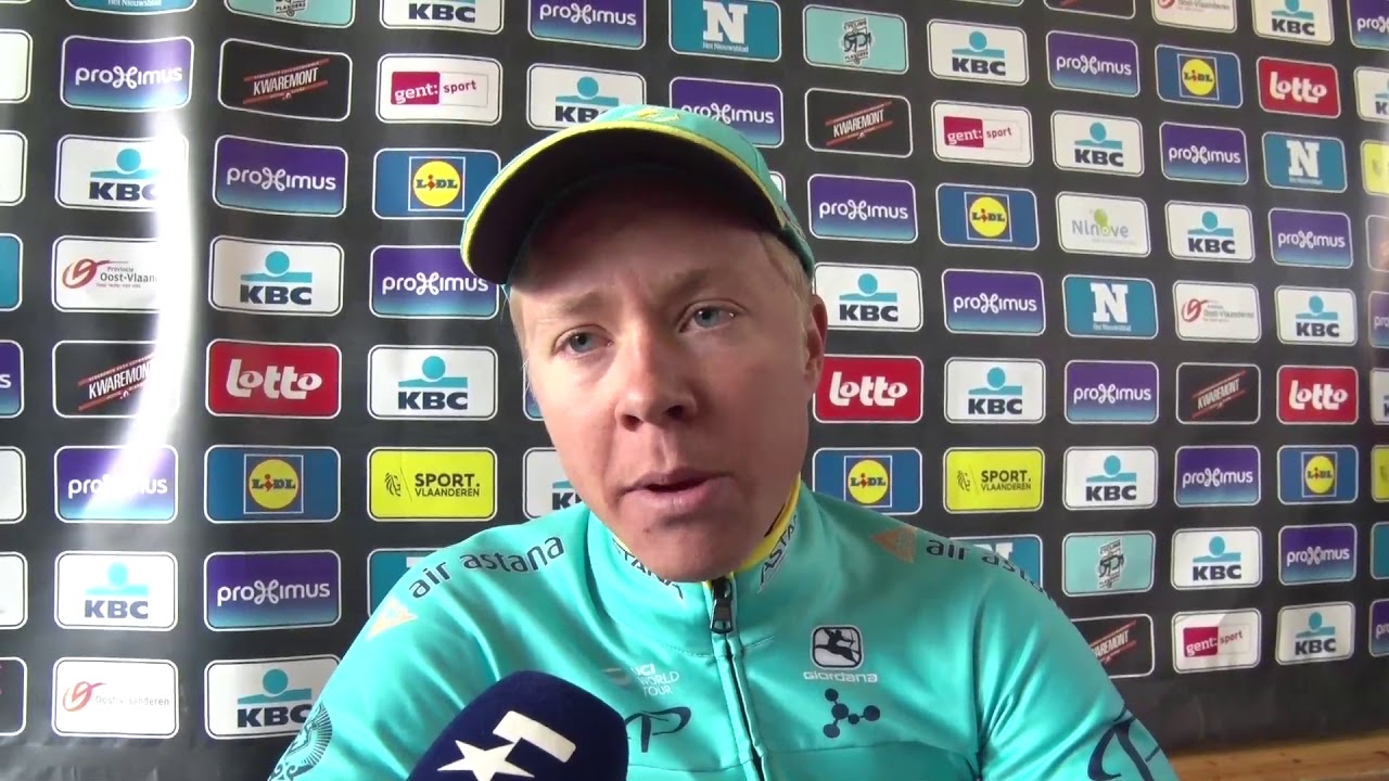 Michael Valgren - post-race interview - Omloop Het Nieuwsblad 2018
