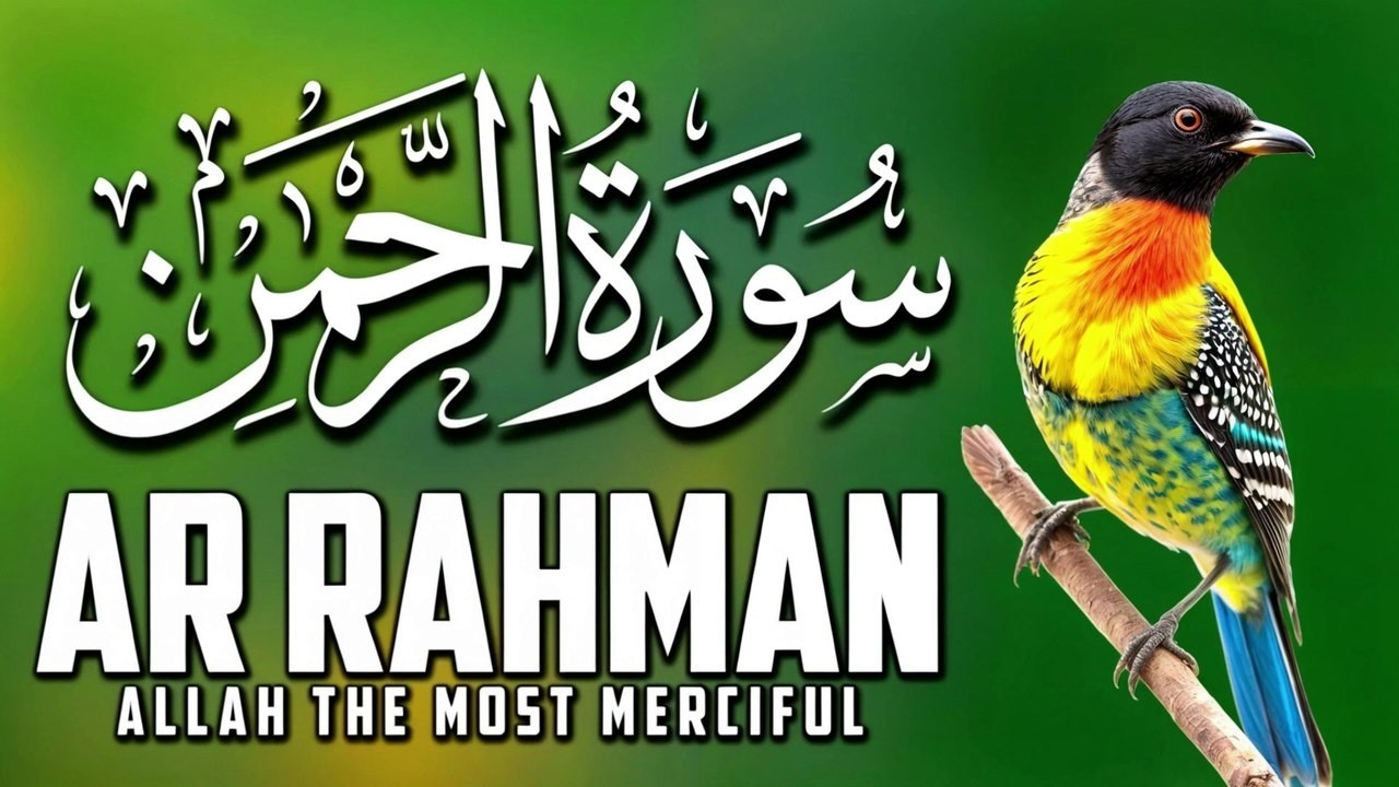 A: Surah Ar Rahman | Beautiful & Heart Soothing Recitation | سورۃ الرحمن