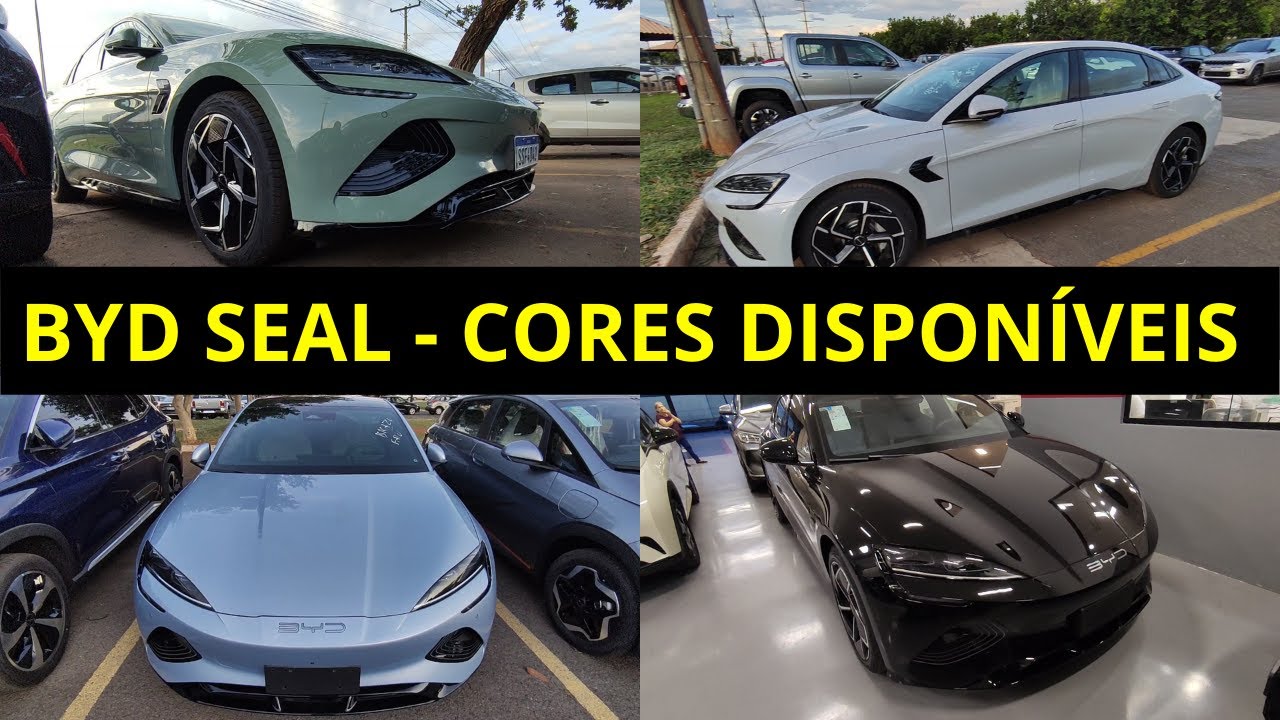 BYD SEAL - CORES DISPONÍVEIS