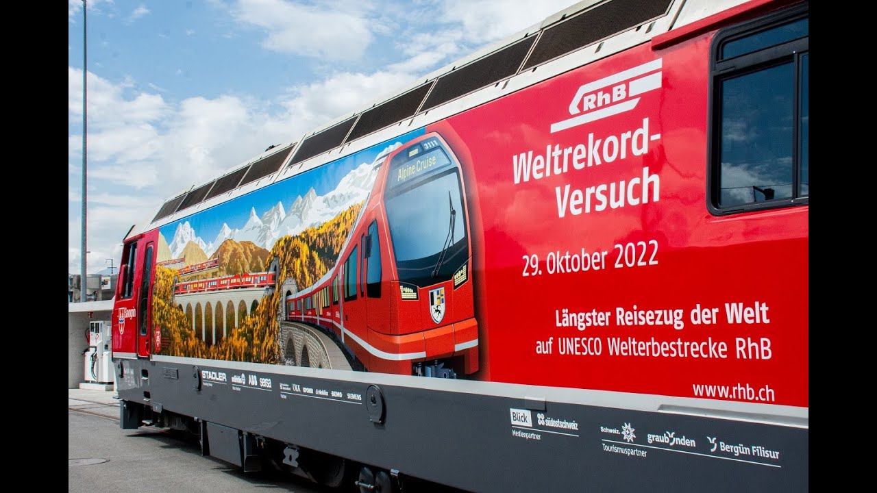 Successful world record attempt for the world's longest passenger train!