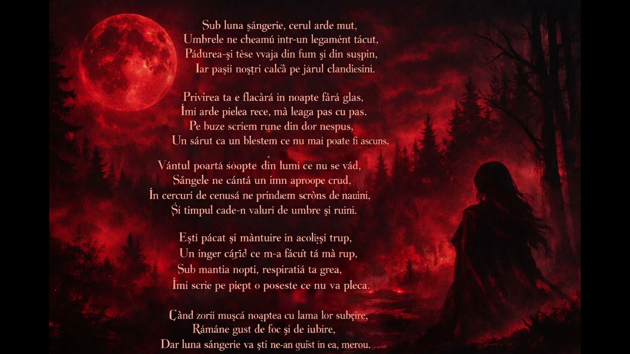 Umbre poetice - Luna sângerie full Lyrics 