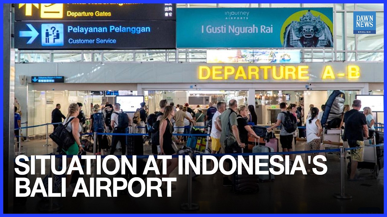 Situation At Indonesia's Bali Airport As US-Israel Attack On Iran Disrupts Flights | Dawn News