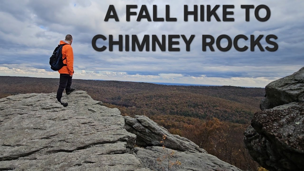 Hiking the Hermitage trail and exploring Chimney Rocks in the Michaux State Forest 