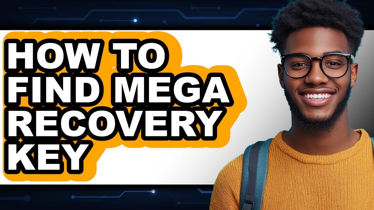 How to Find Mega Recovery Key (only Way)
