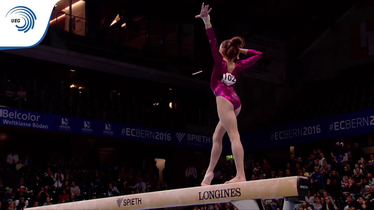 Elena EREMINA (RUS) – 2016 Juniors European Championships – All-Around, Beam