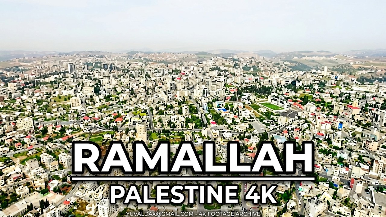Ramalla Aerial / رام الله للطيران / Palestine 4K