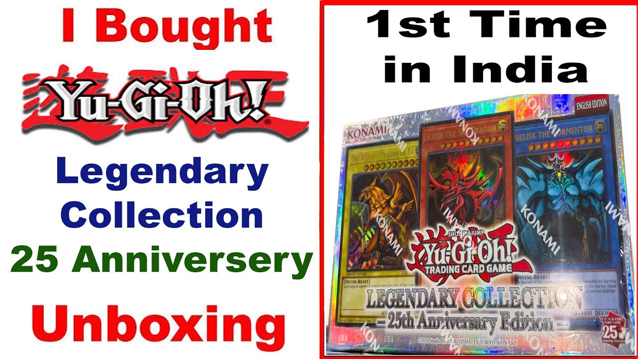 Unboxing Yu-Gi-Oh! Legendary Collection 25th Anniversery in India