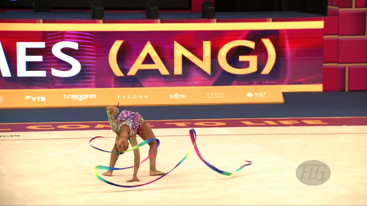 GOMES Luana (ANG) - 2019 Rhythmic Worlds, Baku (AZE) - Qualifications Ribbon