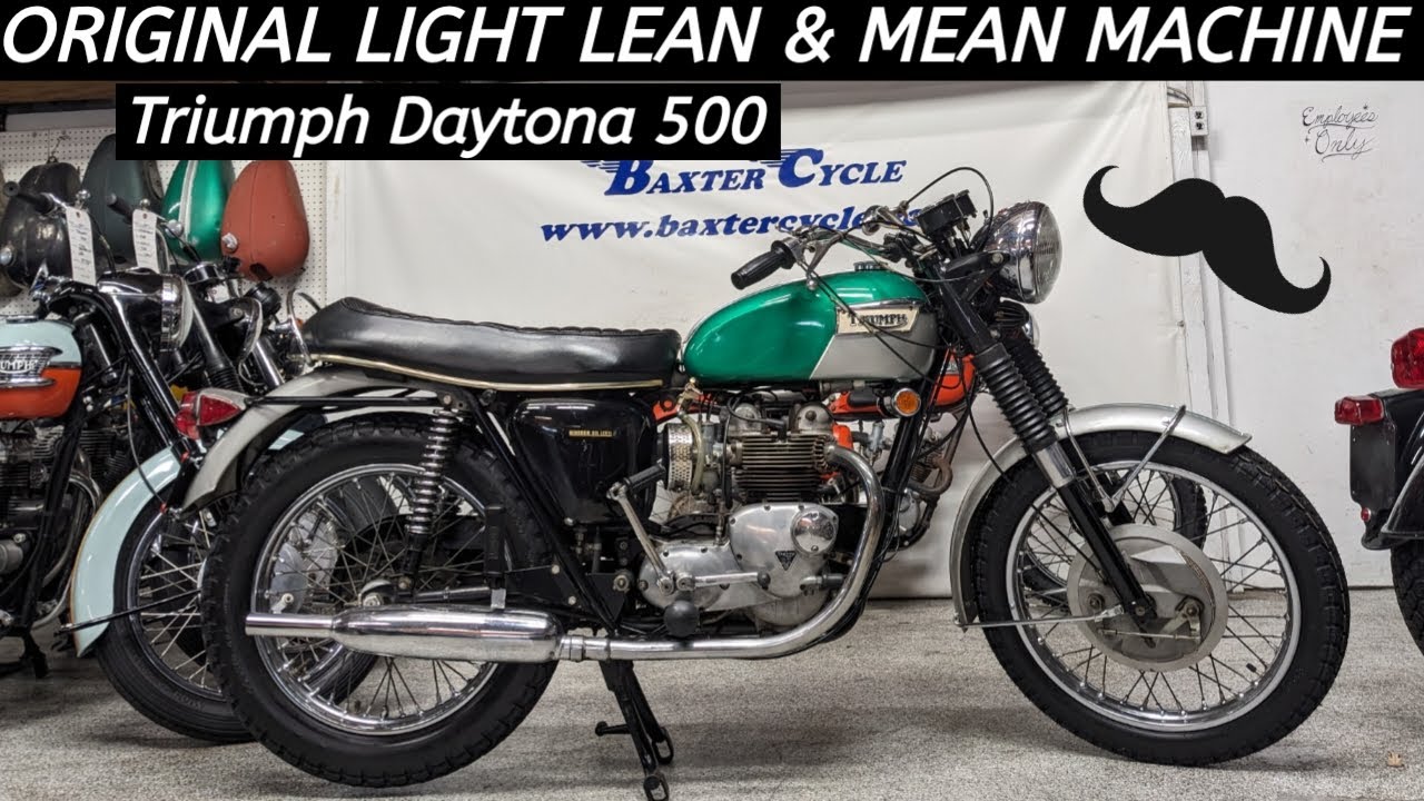Lean & Mean - 1969 Triumph Daytona 500 T100R - Baby Bonne - Wahoo!