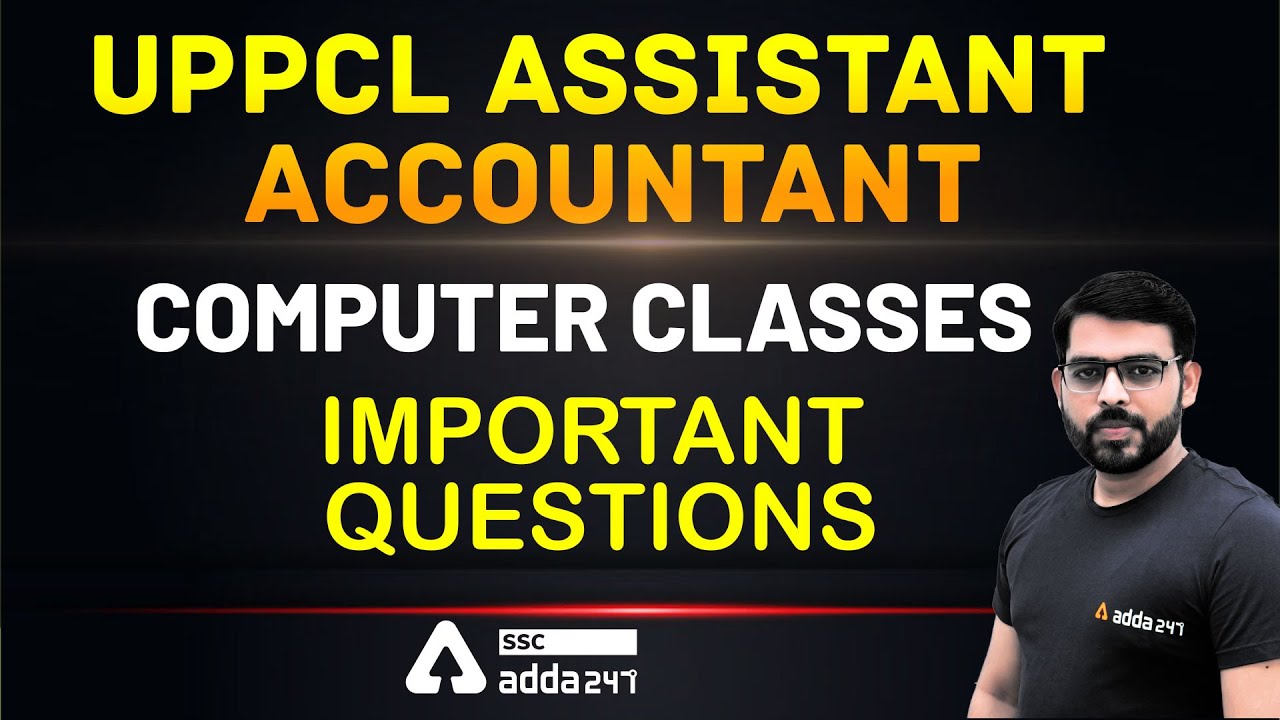 UPPCL Assistant Accountant Classes | Computer | Important Questions