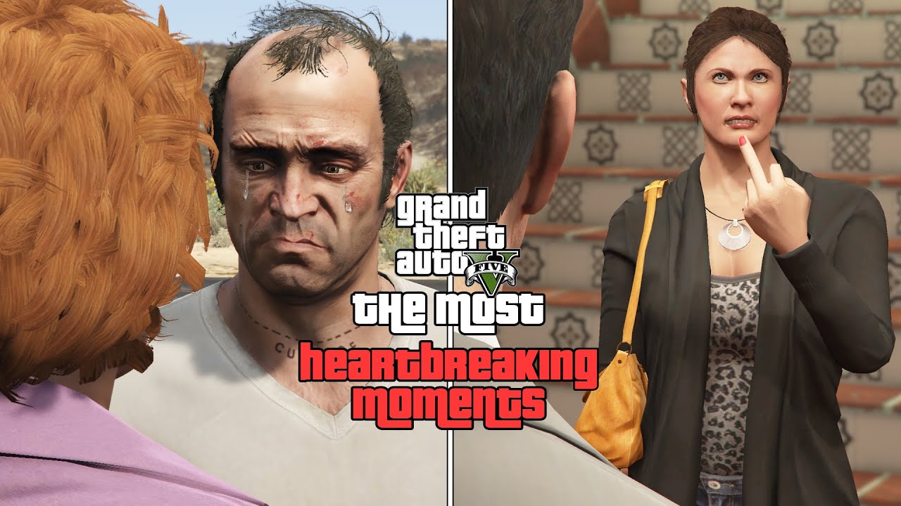 GTA 5 — Самые душераздирающие моменты! (ТОП-5)
