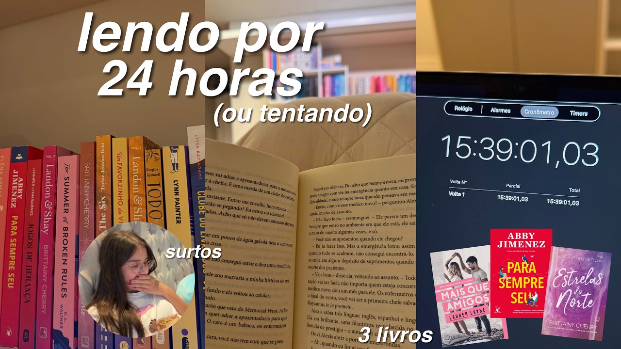 LENDO POR 24 HORAS (ou tentando) | primeiras leituras do ano