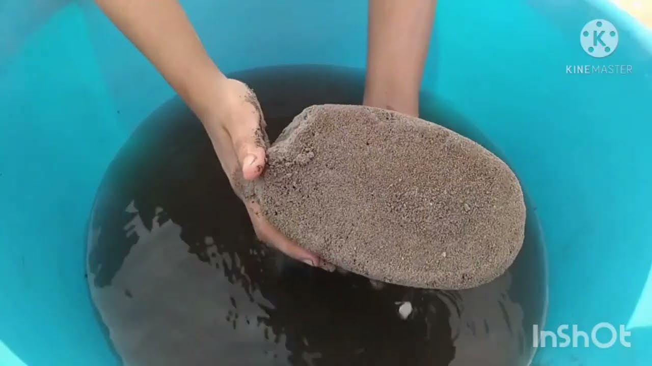 ASMR|| Super crunchy & soft textures floor and water 💦 crumbling #asmrvideo #satisfying #asmrsounds
