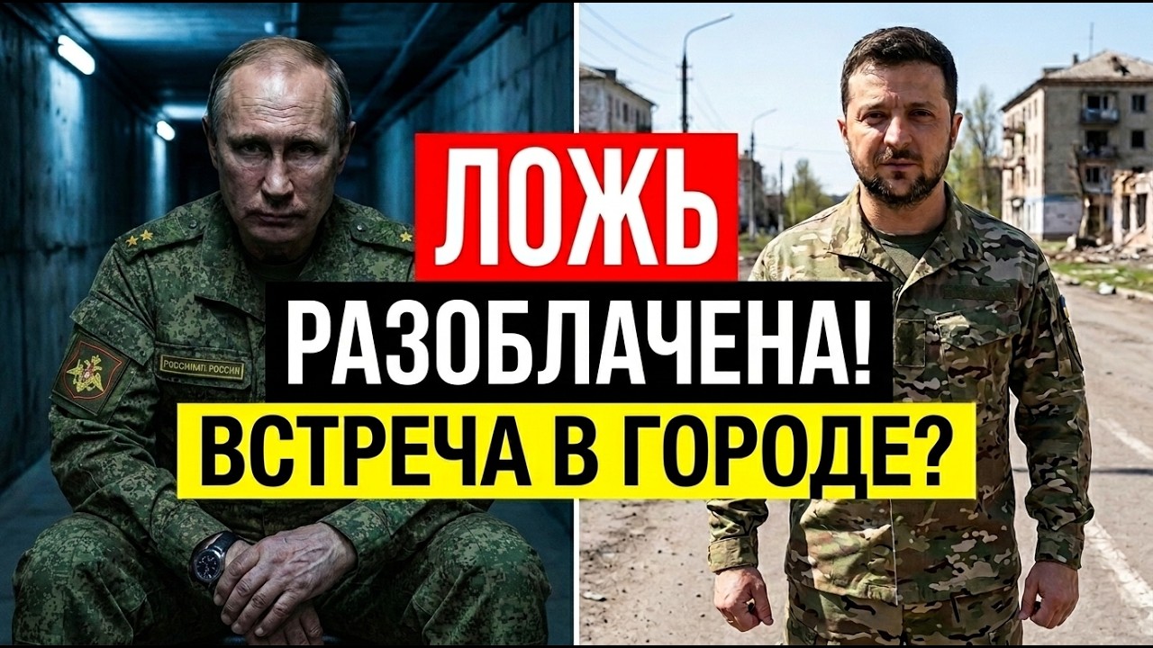 ЛОЖЬ путина РАЗОБЛАЧЕНА! Встреча в КОНСТАНТИНОВКЕ: Зеленский пошел ва-банк!