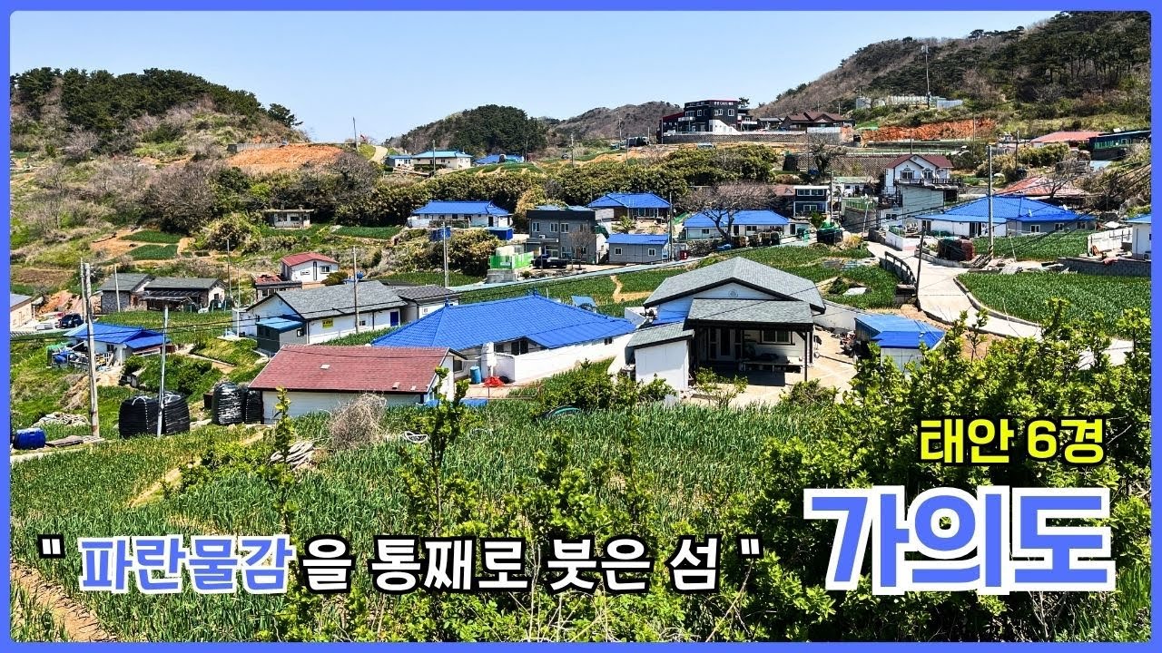 파란물감을 통째로 붓은 섬 태안 가의도 트레킹 코스 중 발견한 파란 바다