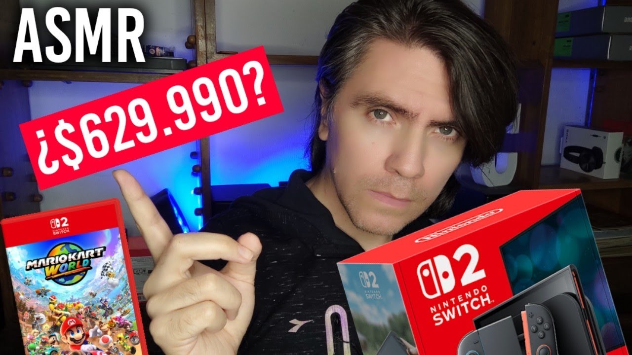 Esto costará la Nintendo Switch 2 en Latinoamérica #asmr #asmrvideo #Nintendo