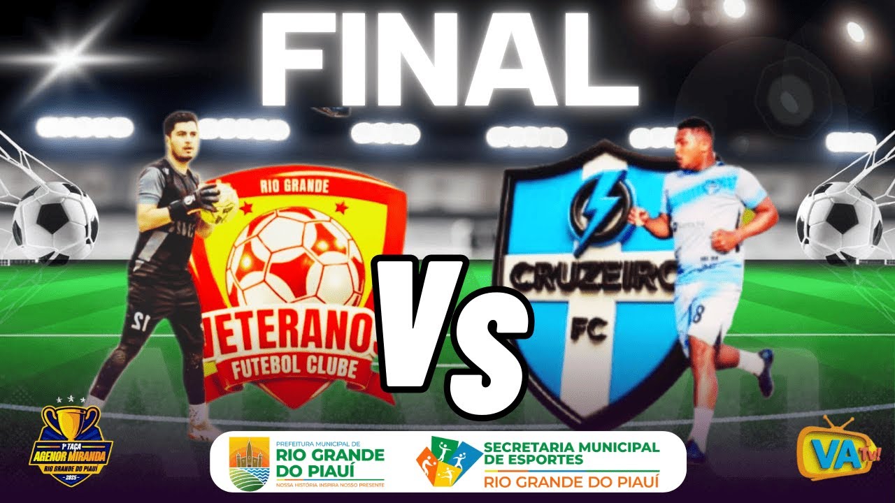 1º TAÇA AGENOR MIRANDA GRANDE FINAL  ENTRE VETERANOS X CRUZEIRO