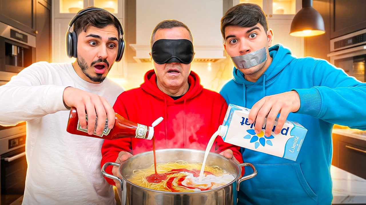 IN CUCINA MA SIAMO uno SORDO, uno MUTO e uno CIECO 😂