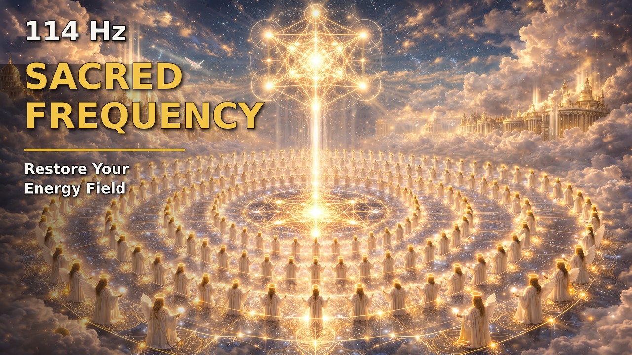 144Hz Sacred Frequency 🌿 Restore Your Energy Field | Deep Meditation & Healing