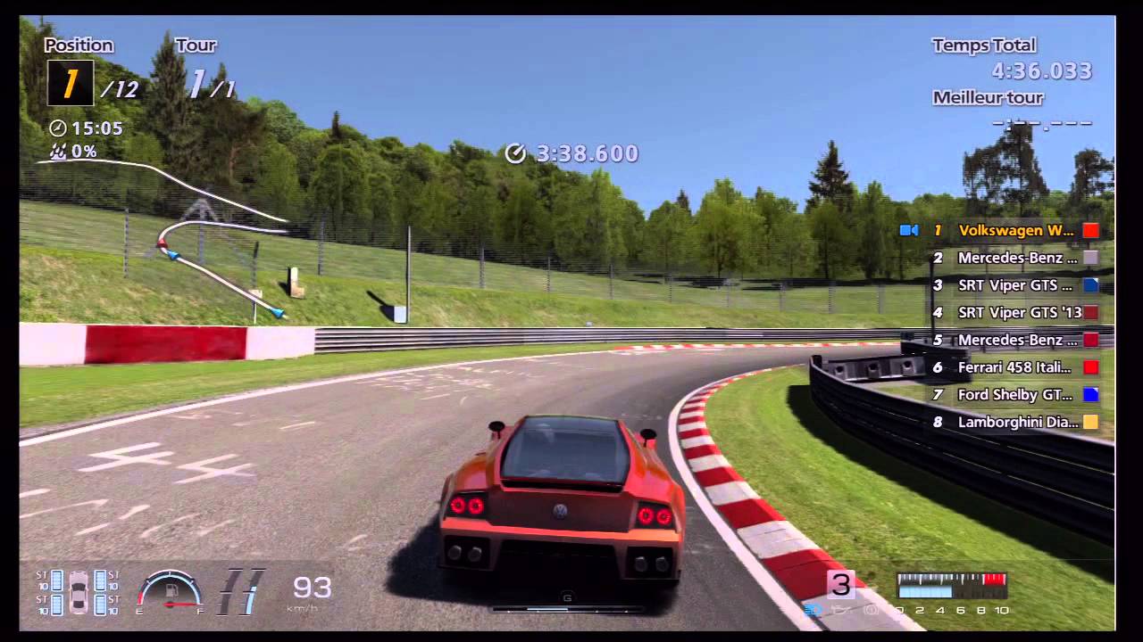 GT6 Expert level 550pp Nurburgring VW Nardo 6:34.520