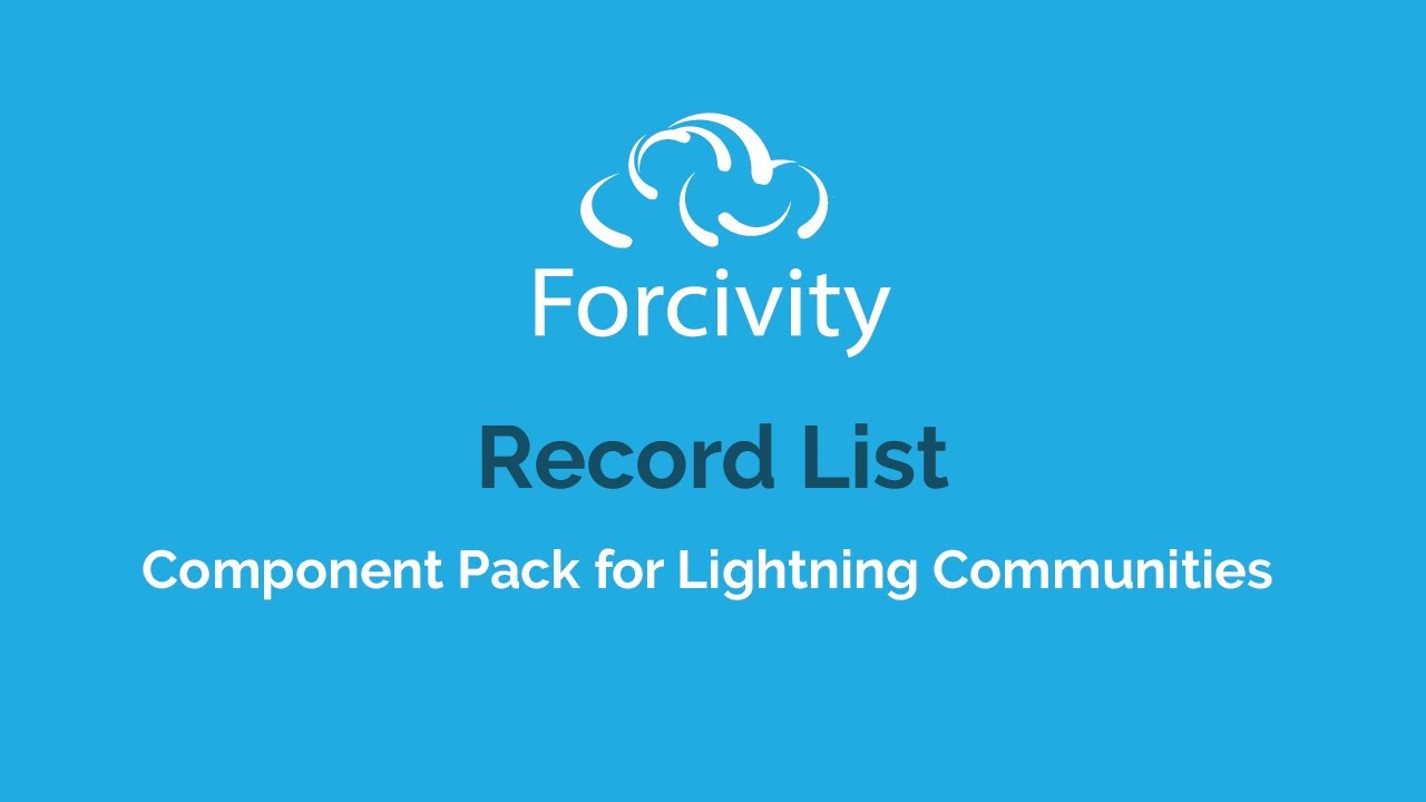 Record List - Component Pack 3.2