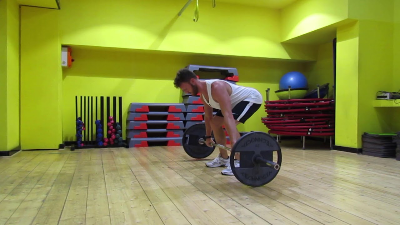 Tutorial Fitness 1 Min -  Stacchi da terra al bilanciere  - Deadlift