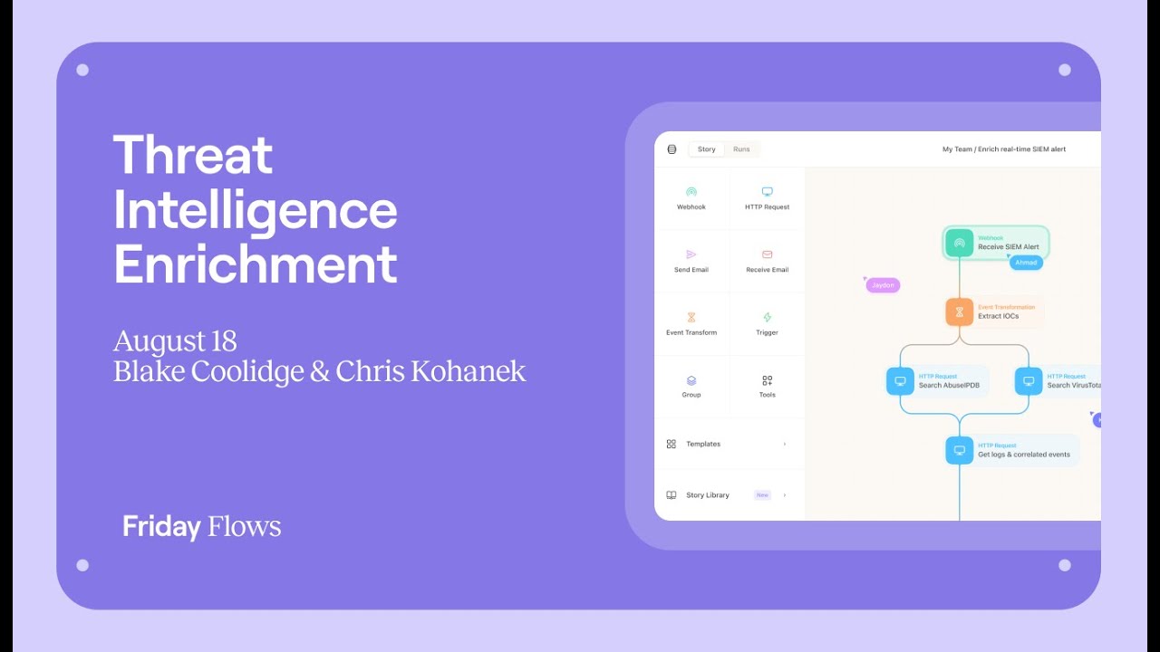 Friday Flow Episode 2: Threat Intelligence Enrichment