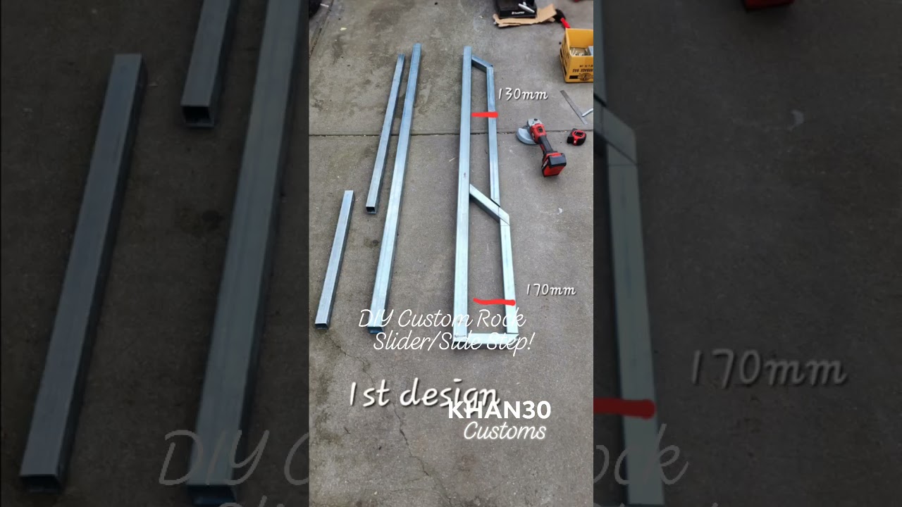 Ssangyong Rexton 2022 Ultimate (Y450)! Round 1 DIY Custom Rock Slider/Side Step for Ssangyong Rexton