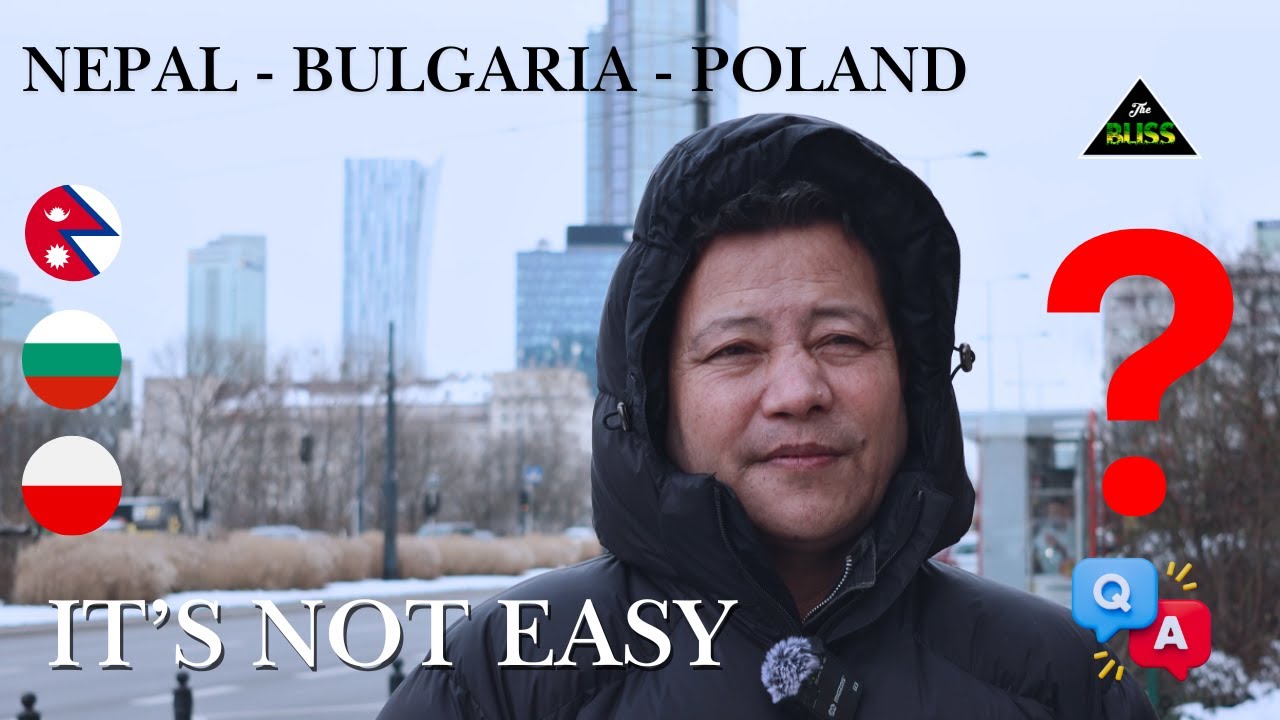 He doesn't know his Legal Status • Nepal🇳🇵 to Bulgaria🇧🇬 to Poland🇵🇱 • Manoj Khadka Story & His Tips