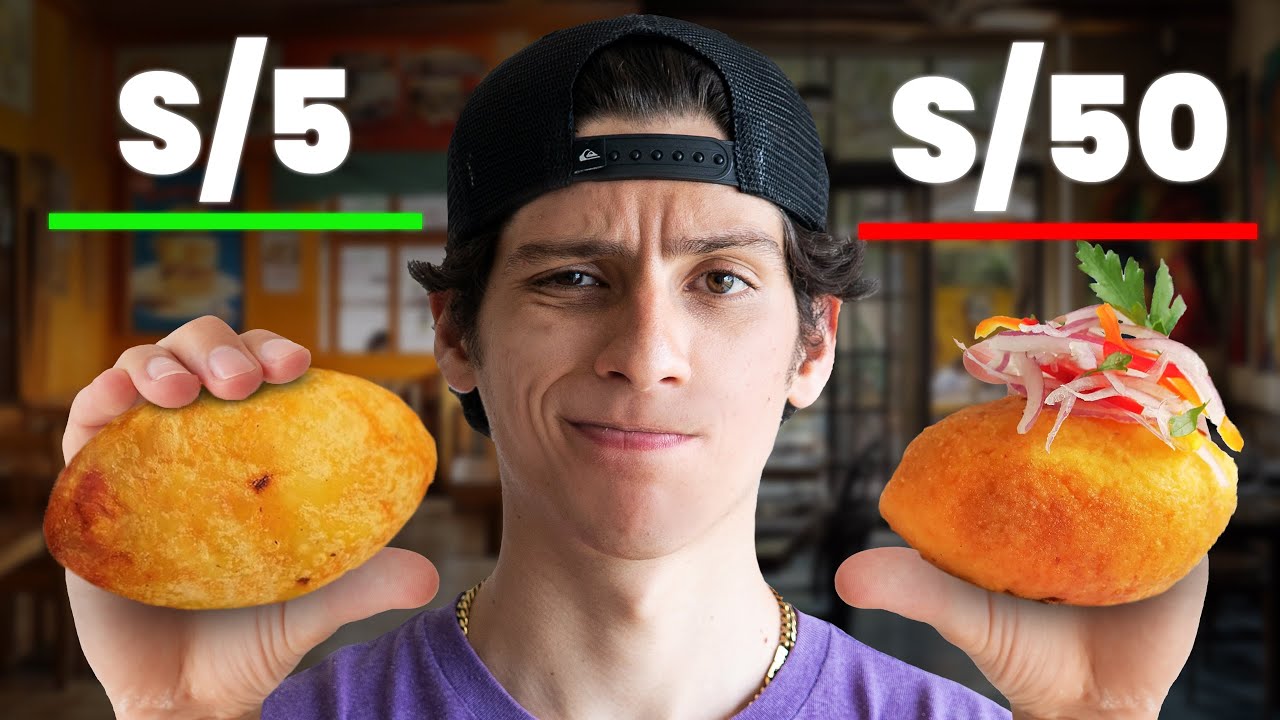 Probé Papa Rellena de S/5 vs S/50