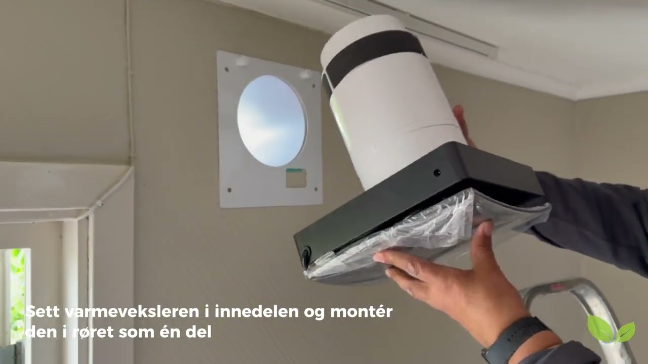 Montering av Arida Venti 160 WiFi i eksisterende lufteluke