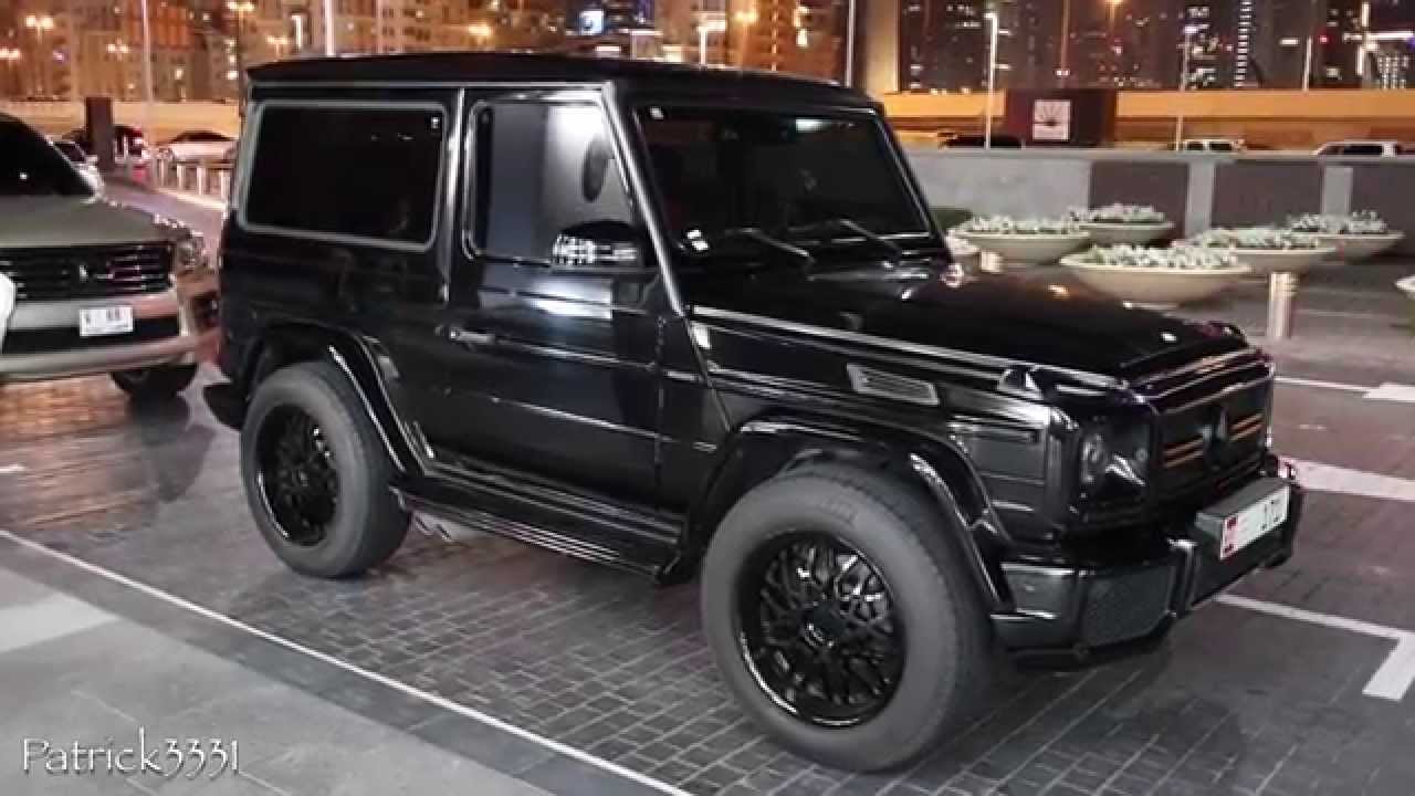 blacked out Mercedes Benz2-door G Class