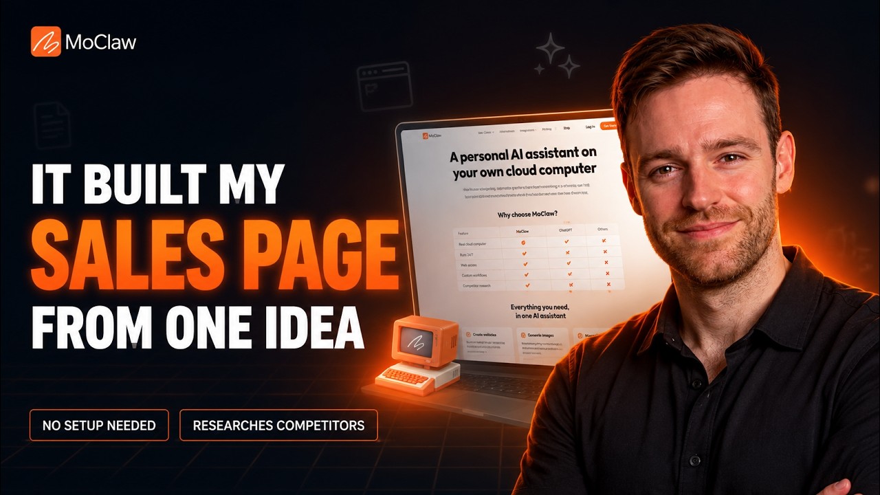 This AI Researches & Builds Your Sales Page MocClaw