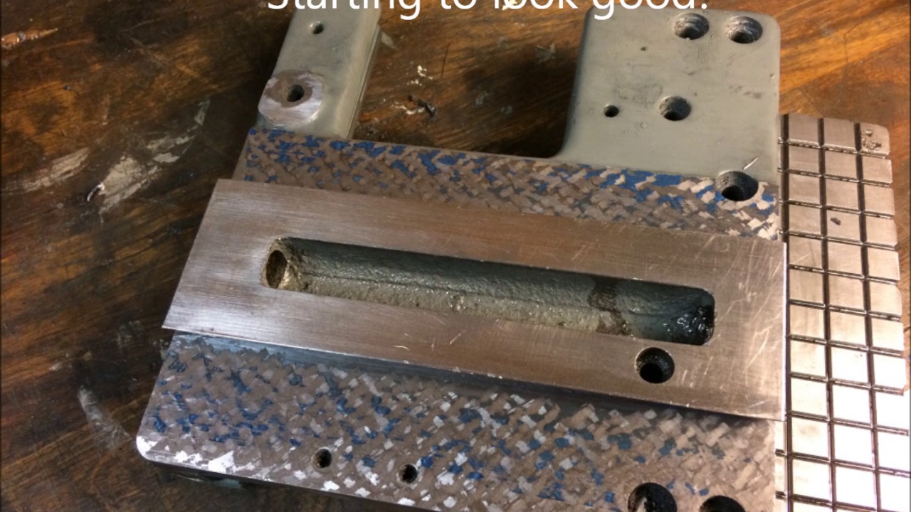 Myford Super 7   Saddle   top side scraping and testing