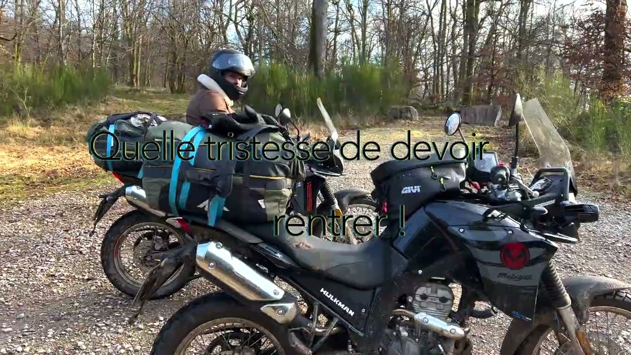 Essai dune X 125 dans les vosges Hiver 2022