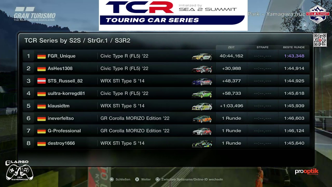 TCR | Touring Car Series | SEA 2 SUMMIT | S3-R2 | Kyoto Yamagiwa |