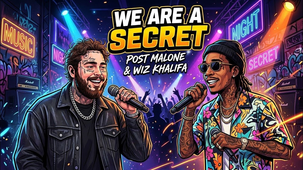 We Are A Secret - Style Post Malone, Wiz Khalifa (Lyrics Video)