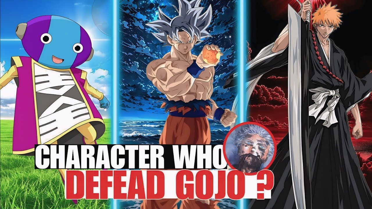 Top Anime Characters Stronger Than Gojo Satoru 😱 !!!!!